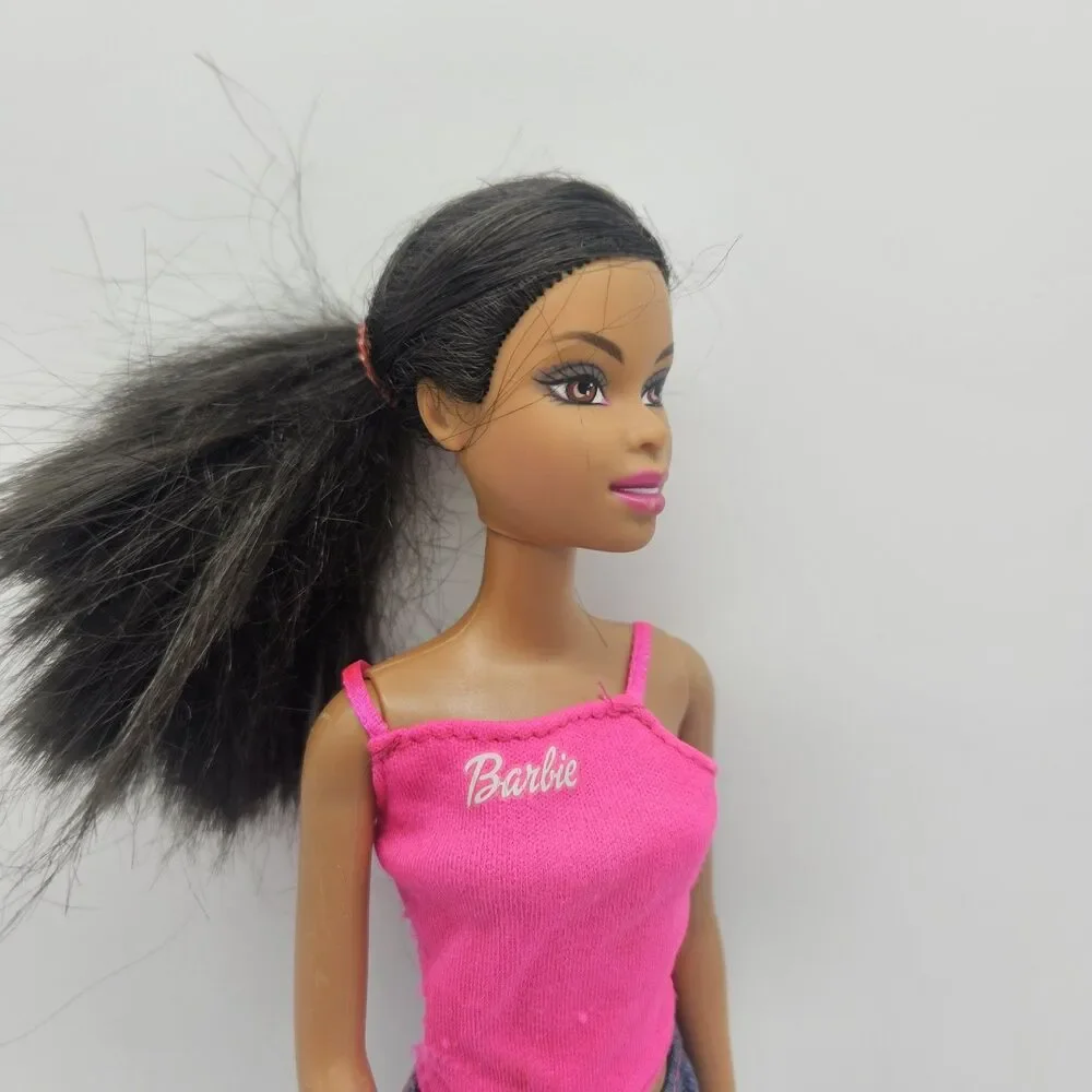 Vtg 1990 Mattel Barbie Doll African American Beautiful Clothed Collectible Toy